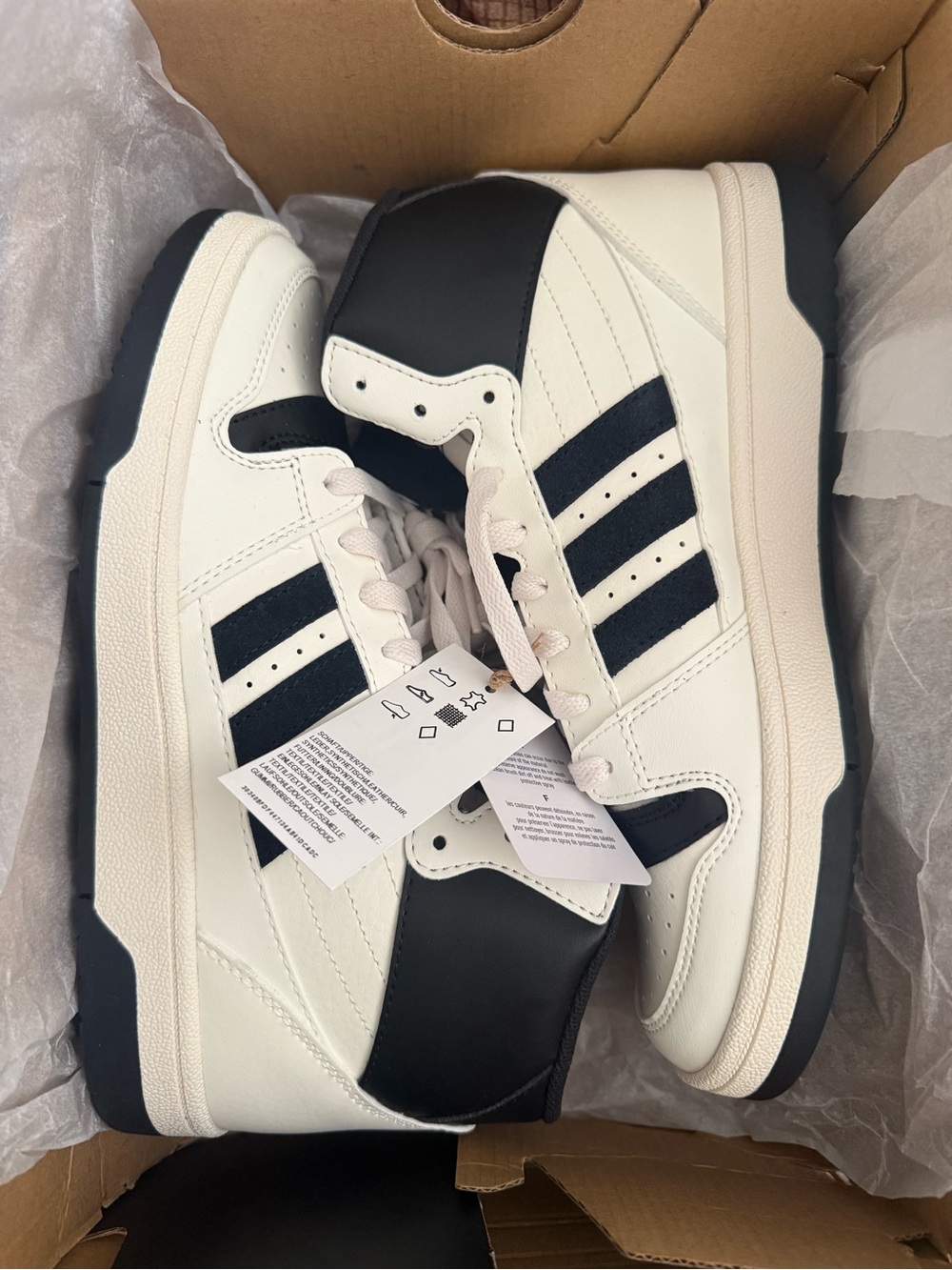 adidas Break Start Mid W Womens High Top basketball Shoes 8.5White Black IH7880